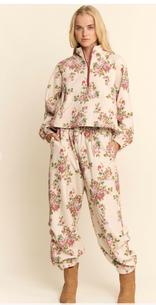 Floral Bouquet Joggers