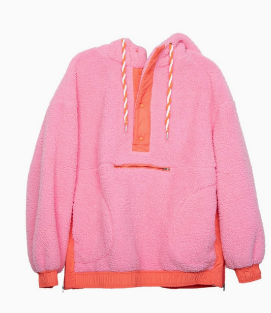*PRE-ORDER* Sherpa Pullover | Pink