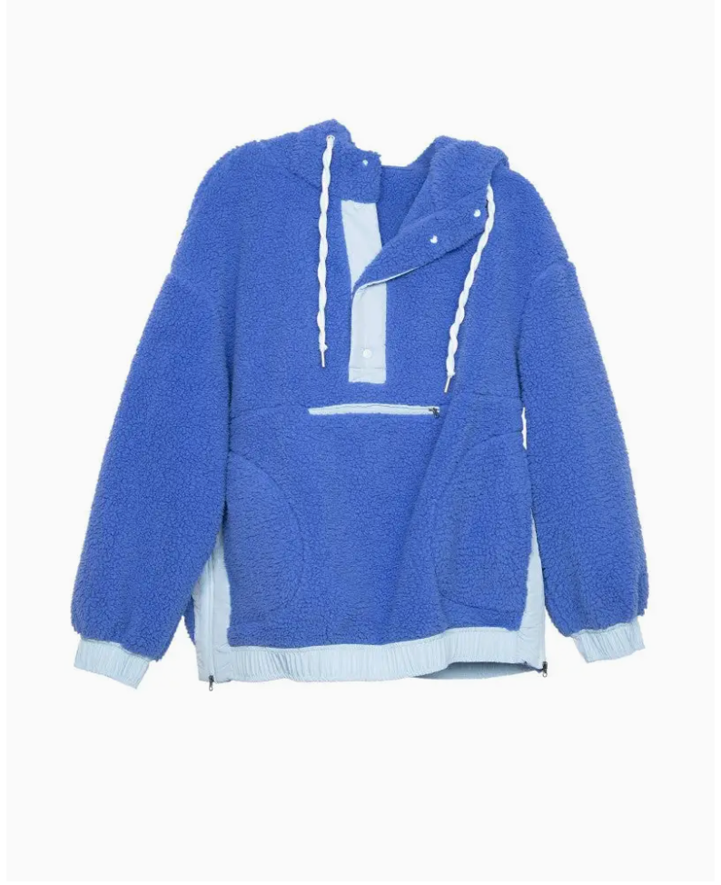 *PRE-ORDER* Sherpa Pullover | Blue