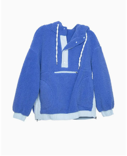 *PRE-ORDER* Sherpa Pullover | Blue