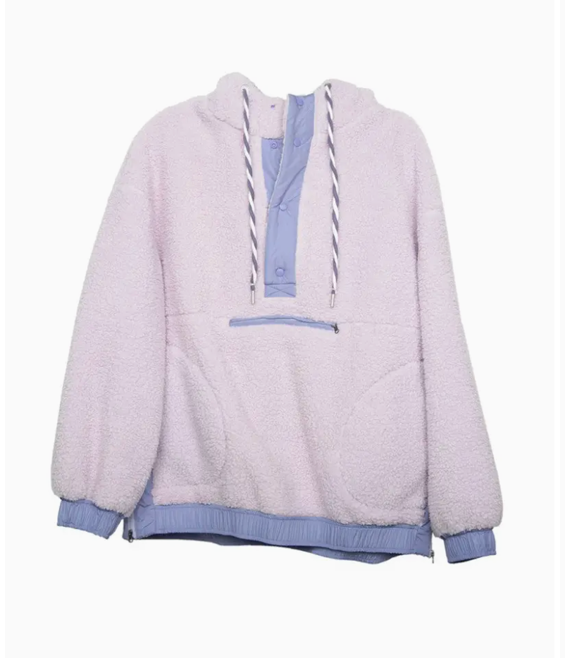 *PRE-ORDER* Sherpa Pullover | Purple