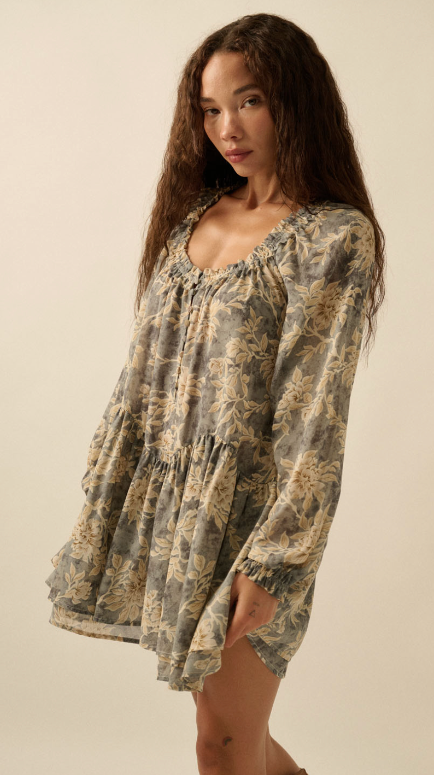 Thanksgiving Floral Romper