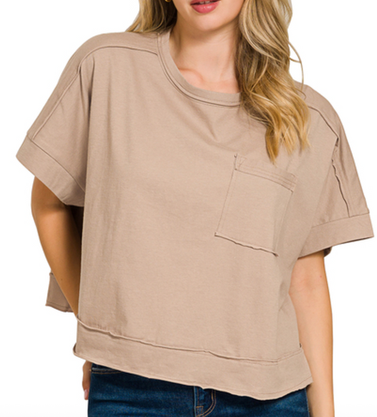 Halo T-Shirt | Ash Mocha