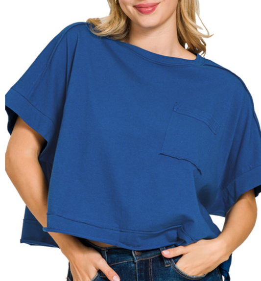 Halo T-Shirt | Light Navy