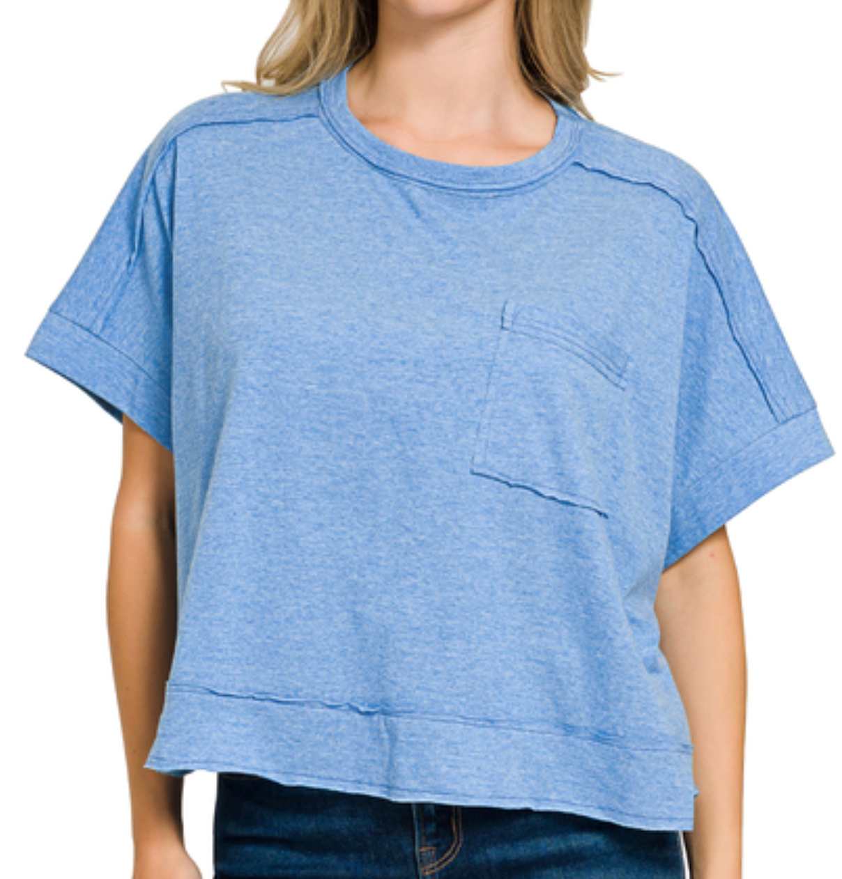 Halo T-Shirt | Ocean Blue