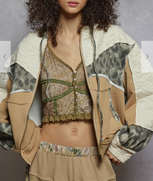 *PRE-ORDER* Lancaster Quilted Jacket | Leopard