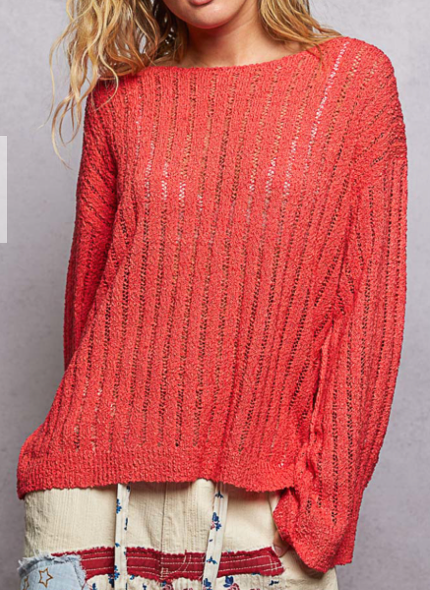 Rosie Sweater | Red