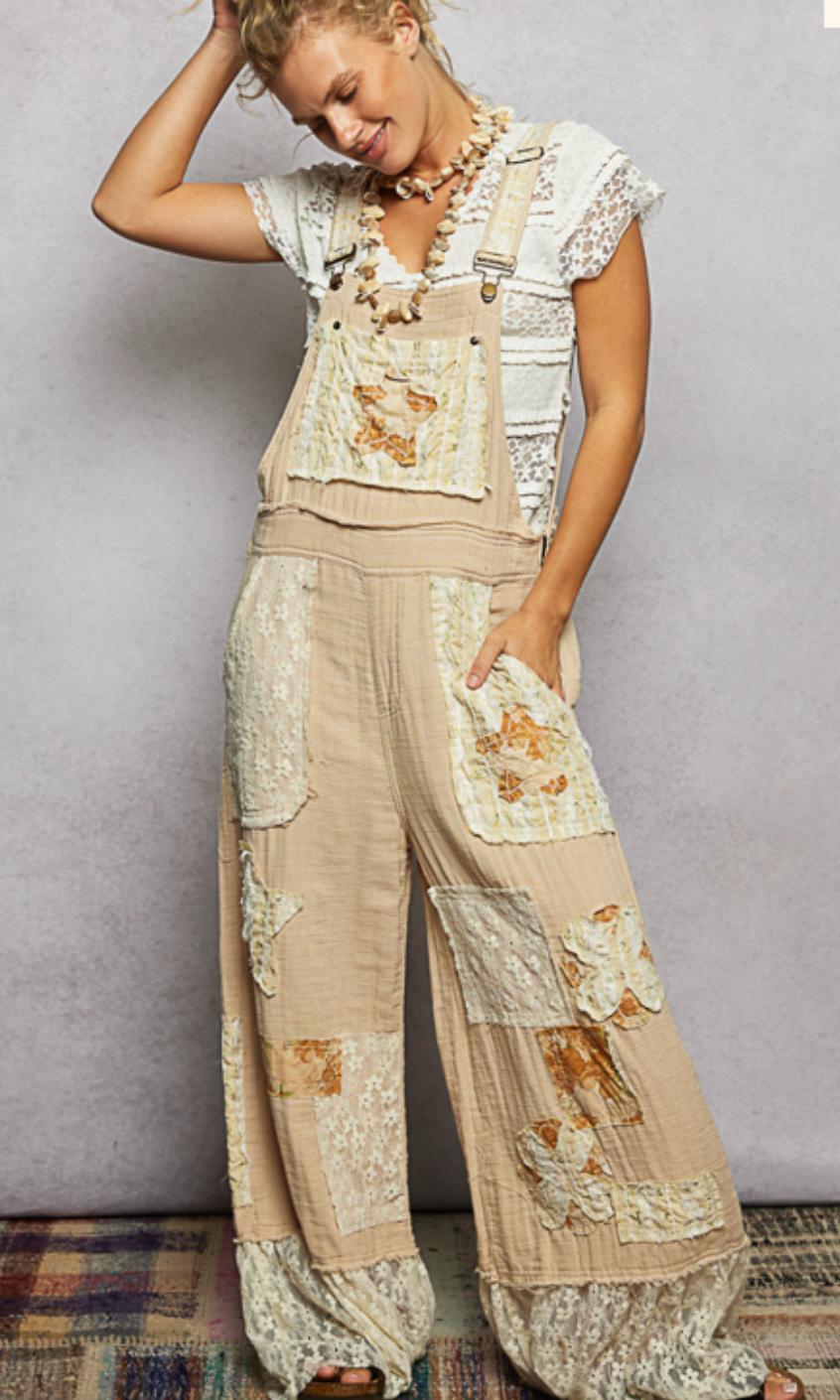 Colton Gauze Overalls