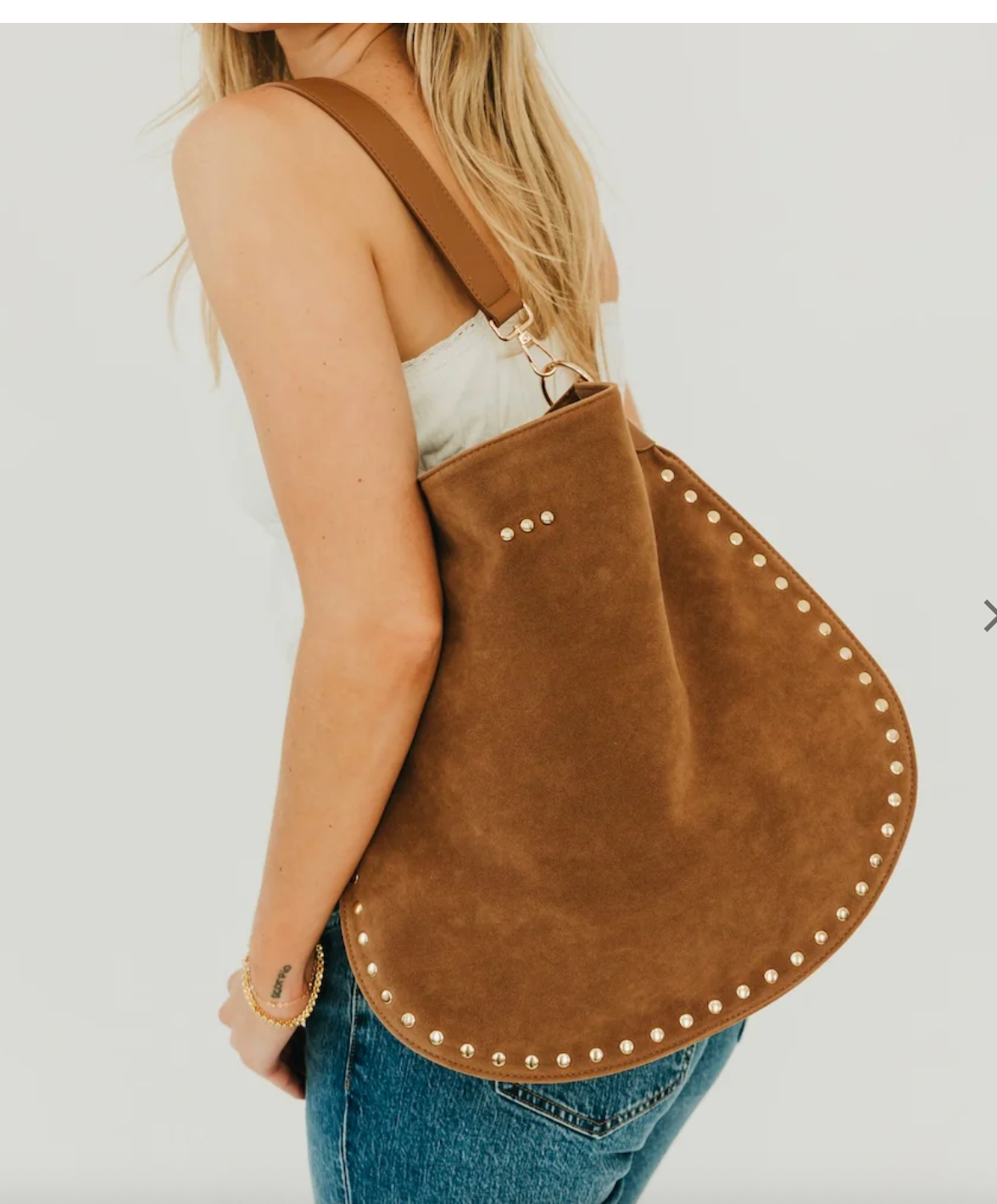 Rosalie Suede Hobo Bag