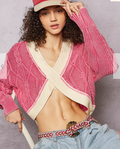 Hot Shot Knit Pullover | Hot Pink