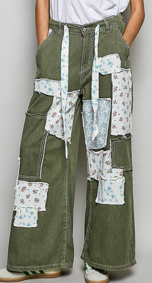 Overlook Denim Pants | Olive