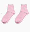 Cotton Crew Socks | Pink