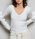 Janel Ribbed Top