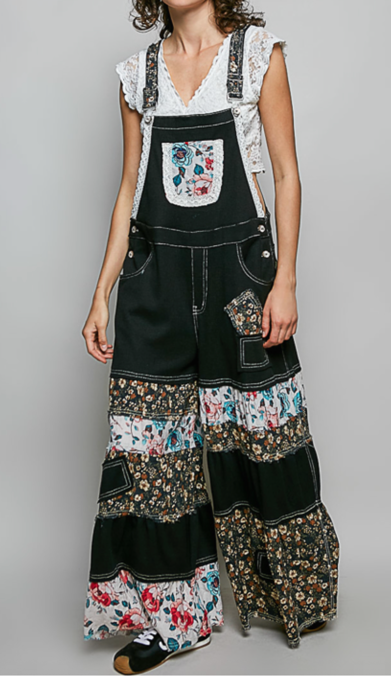 Talk of the Town Thermal Overalls