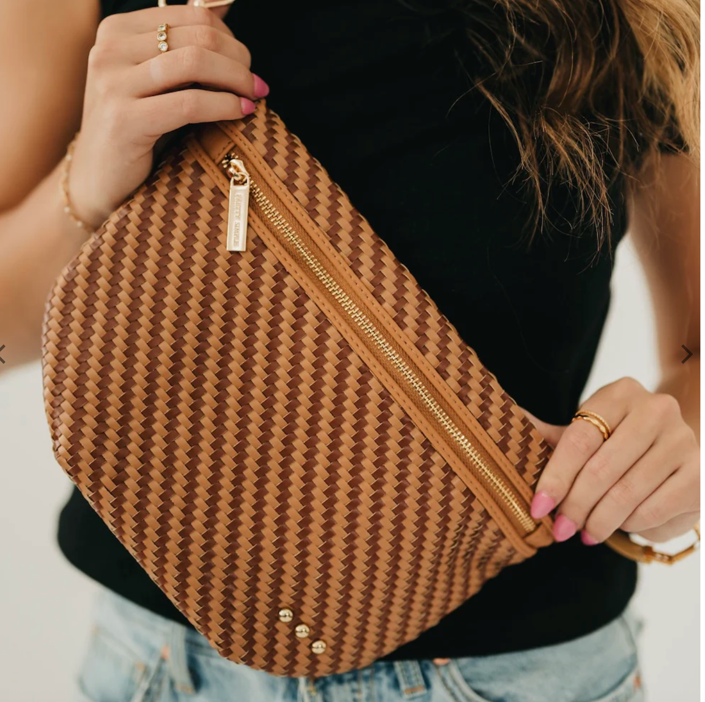 Diamond Westlyn Bum Bag | Checkered Brown
