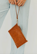 Veda Crossbody Clutch | Brown