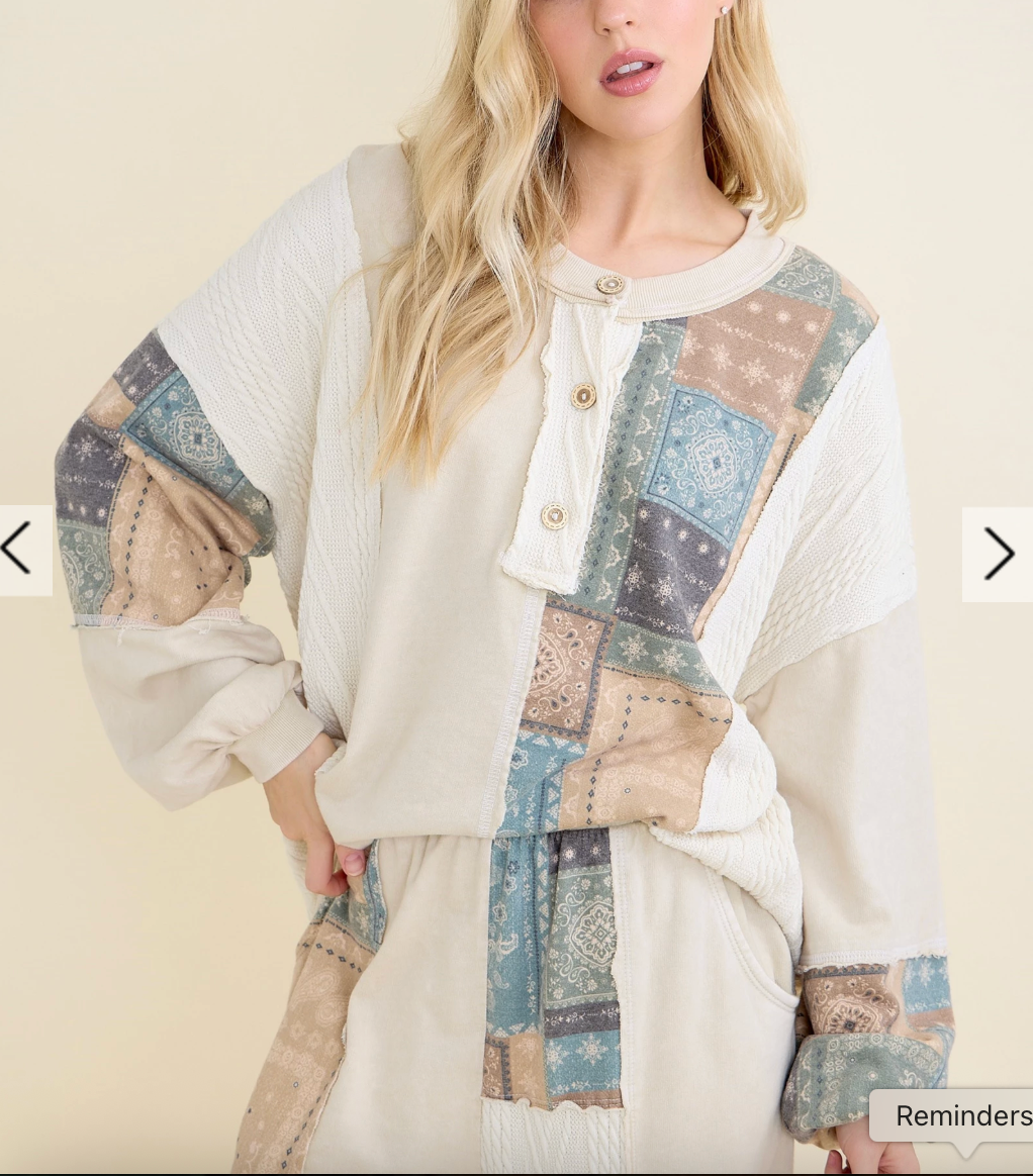 Montage Patchwork Top