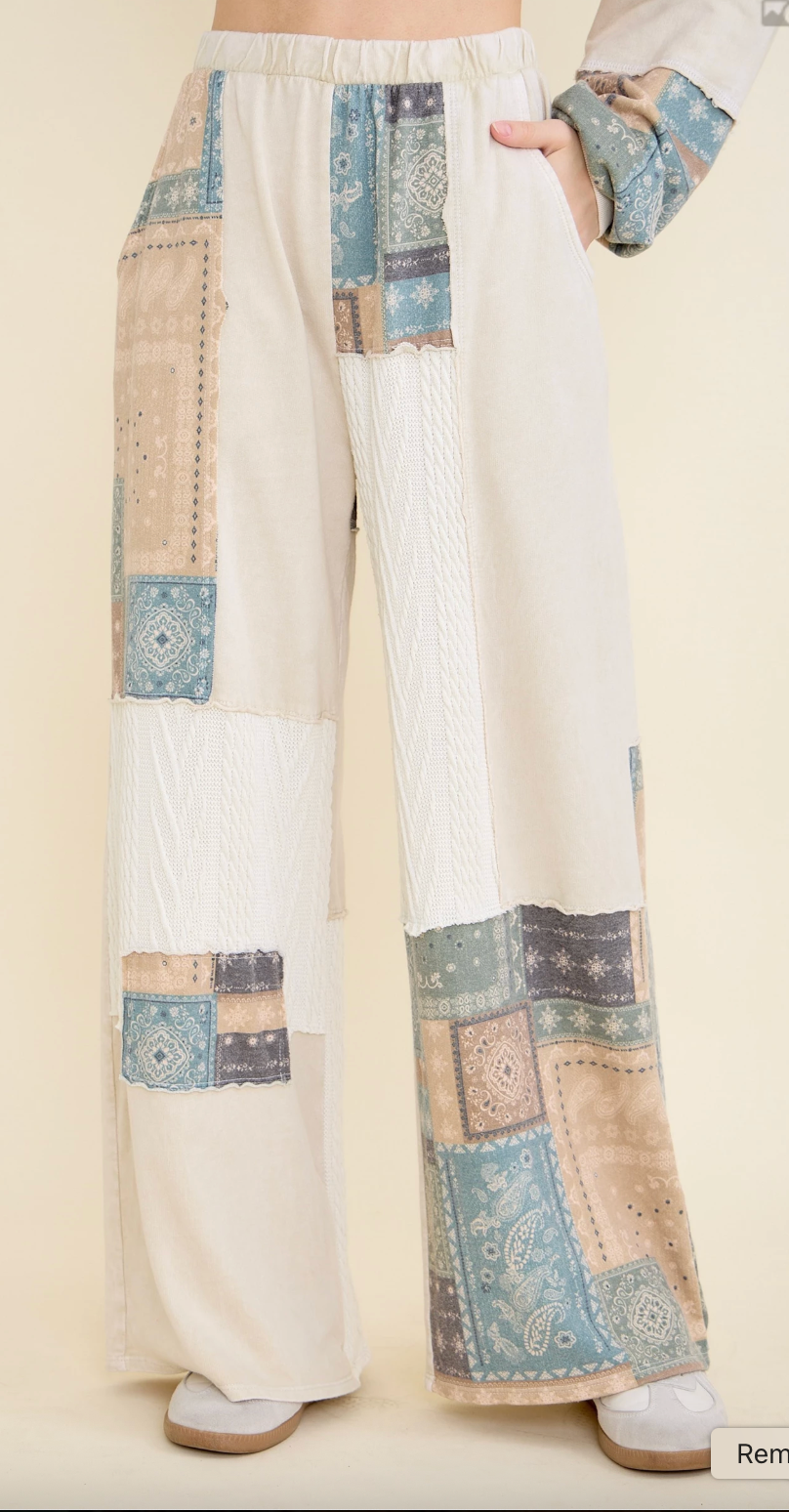 Montage Patchwork Pants