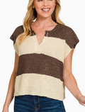 Porch Light Striped Sweater | Brown