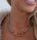 Stephanie Necklace | Two Tone