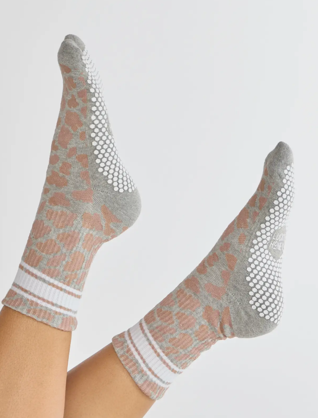 Animal Print Grip Socks