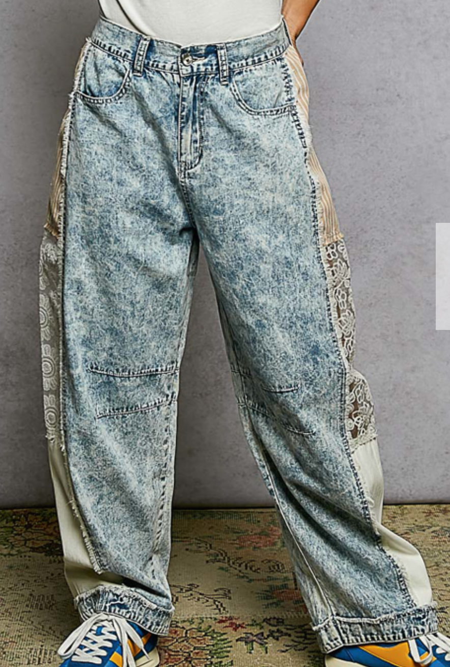 Muse Barrel Pants | Denim