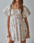 Elise Floral Mini Dress