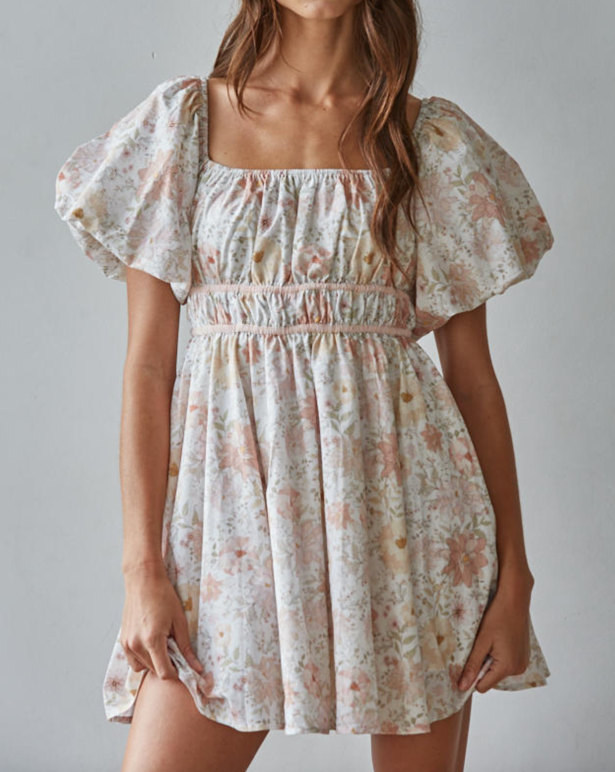 Elise Floral Mini Dress