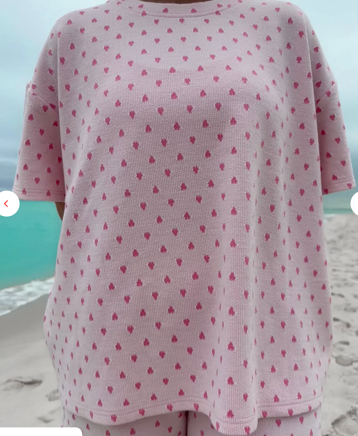 Heart Pajama Top