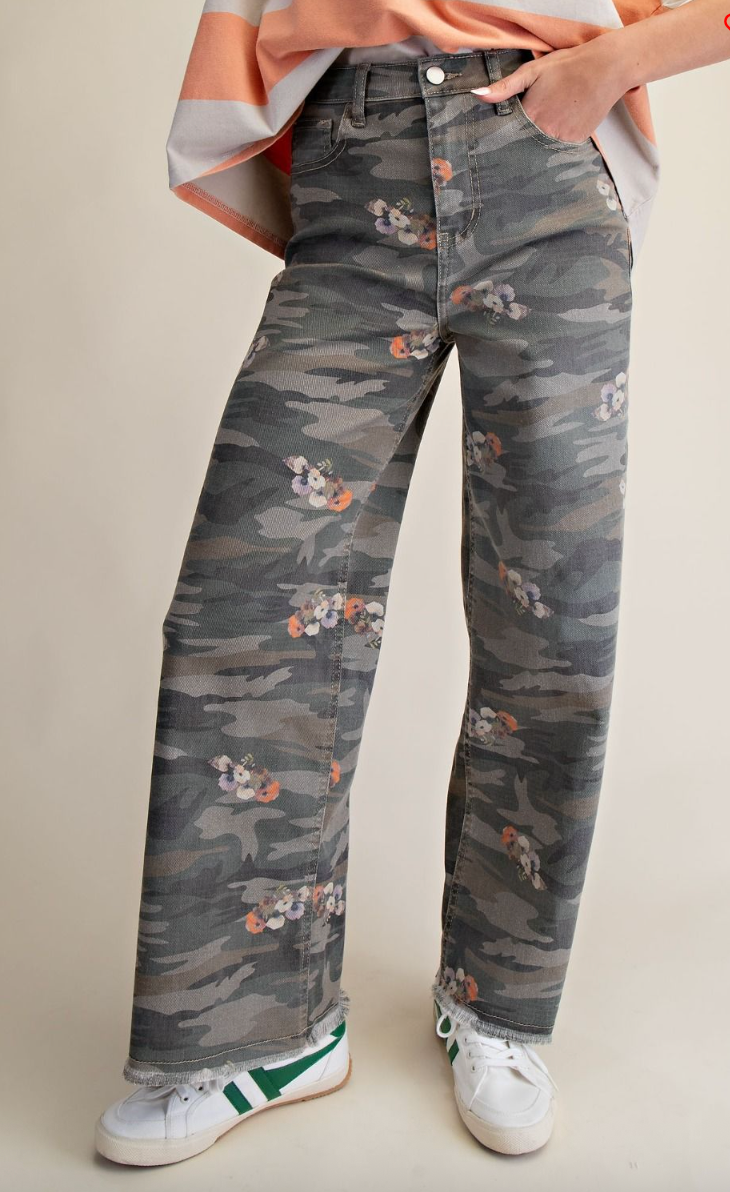 Rae Floral Camo Pants