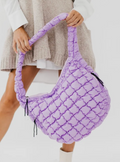Carmen Quilted Hobo Bag