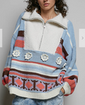 Snow Bunny Pullover | Sky