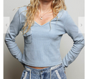 Remi Thermal Top | Blue