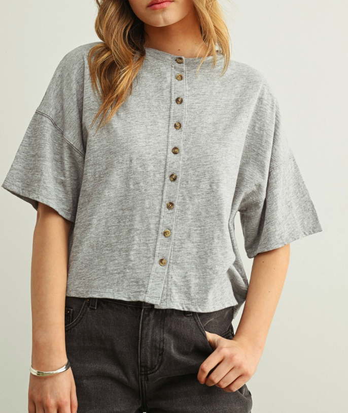 Lived in T-Shirt | Grey