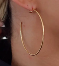 Thin Large Hoops