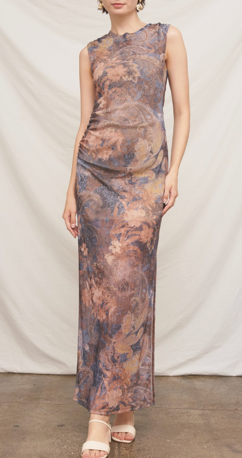 Laci Floral Mesh Dress