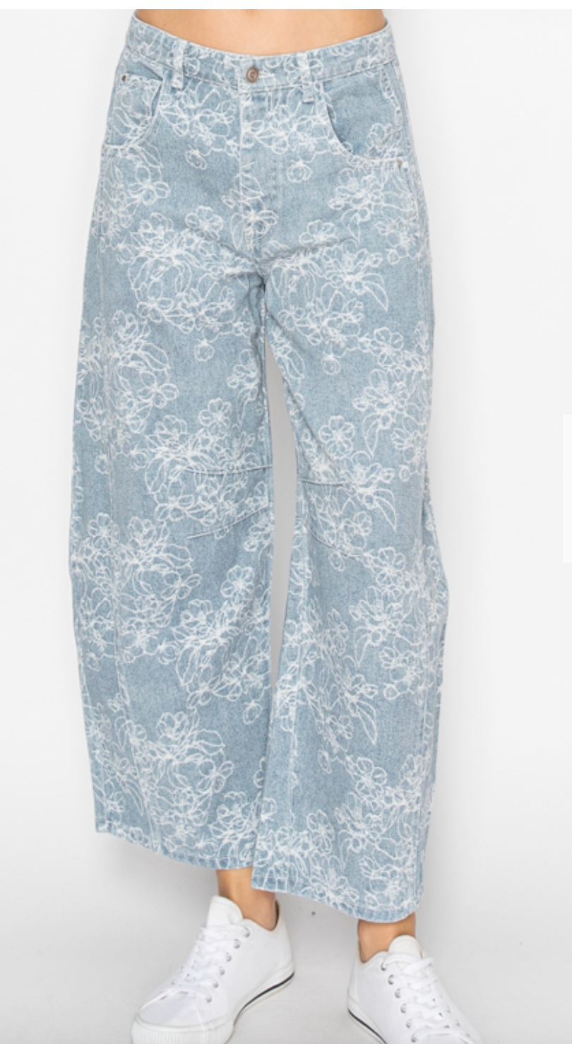 Brandi Floral Jeans