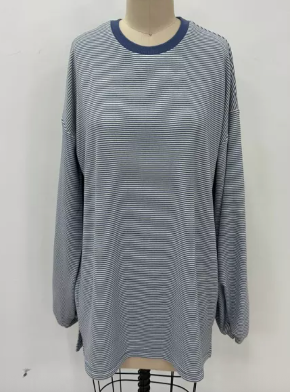 Montana Striped Pullover | Blue
