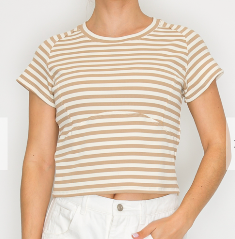 Sandbar Striped Top