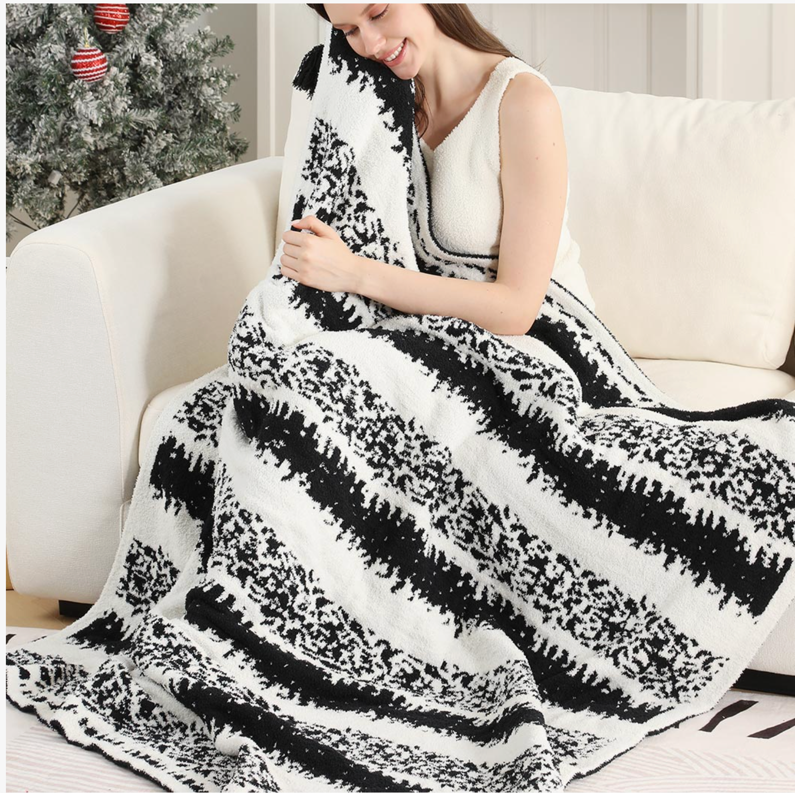 Brushed Stripe Blanket
