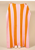 Cozy Dreams Blanket | Orange Striped