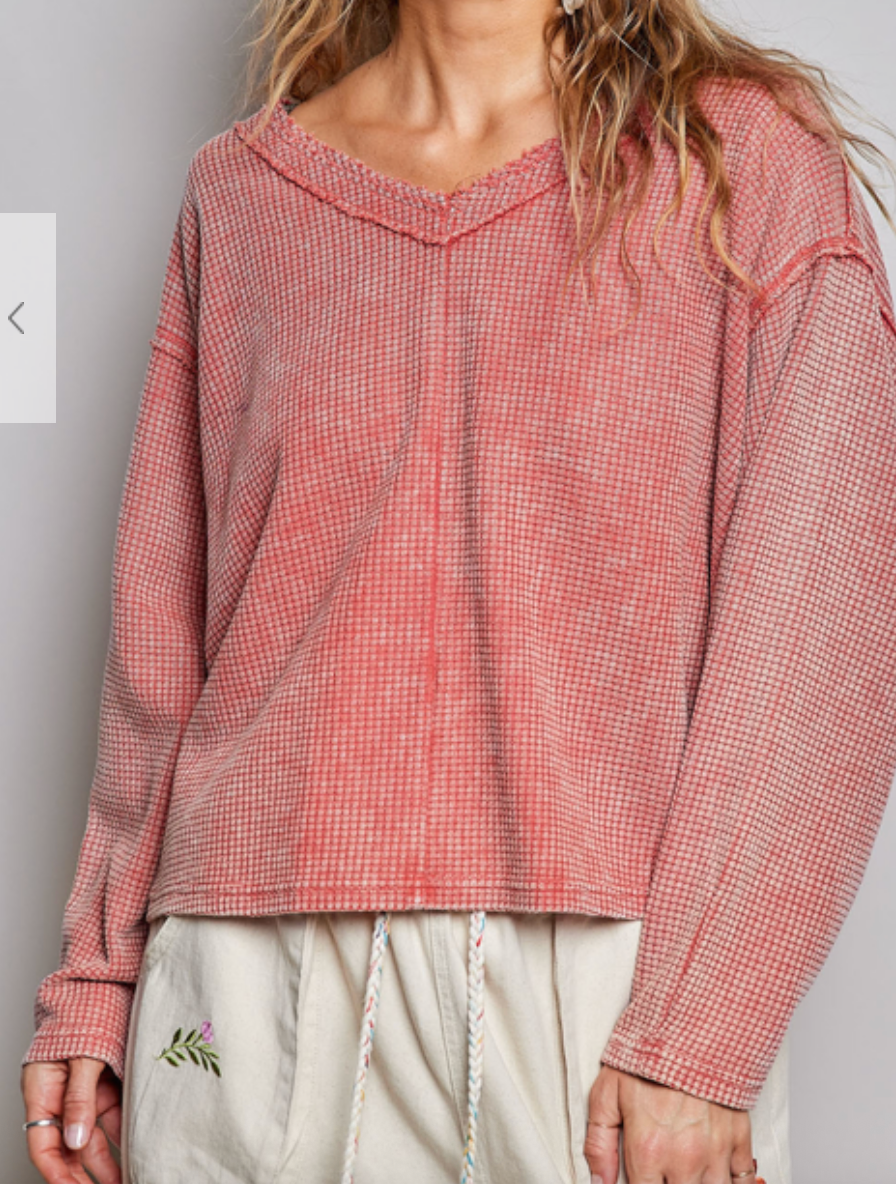 Casually Cute Top | Coral