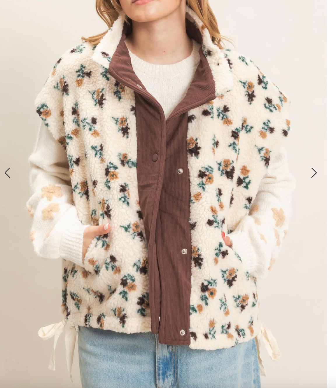 Sundance Sherpa Vest | Brown