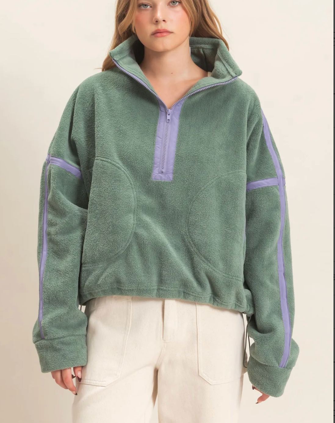 Summit Half Zip Pullover | Pistachio