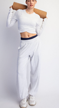 Maxwell Crossover Pants | Grey