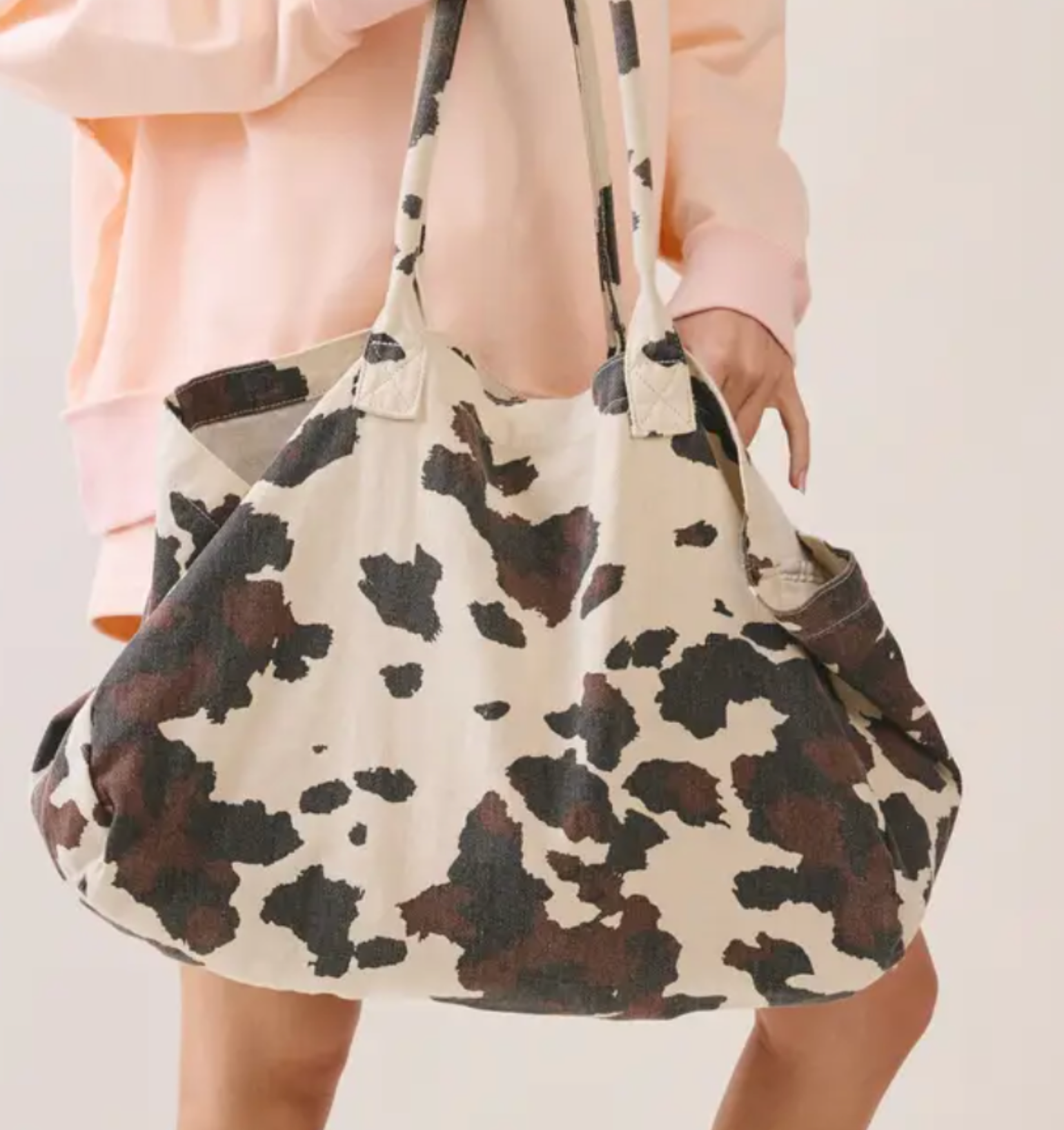 Cow Print Tote