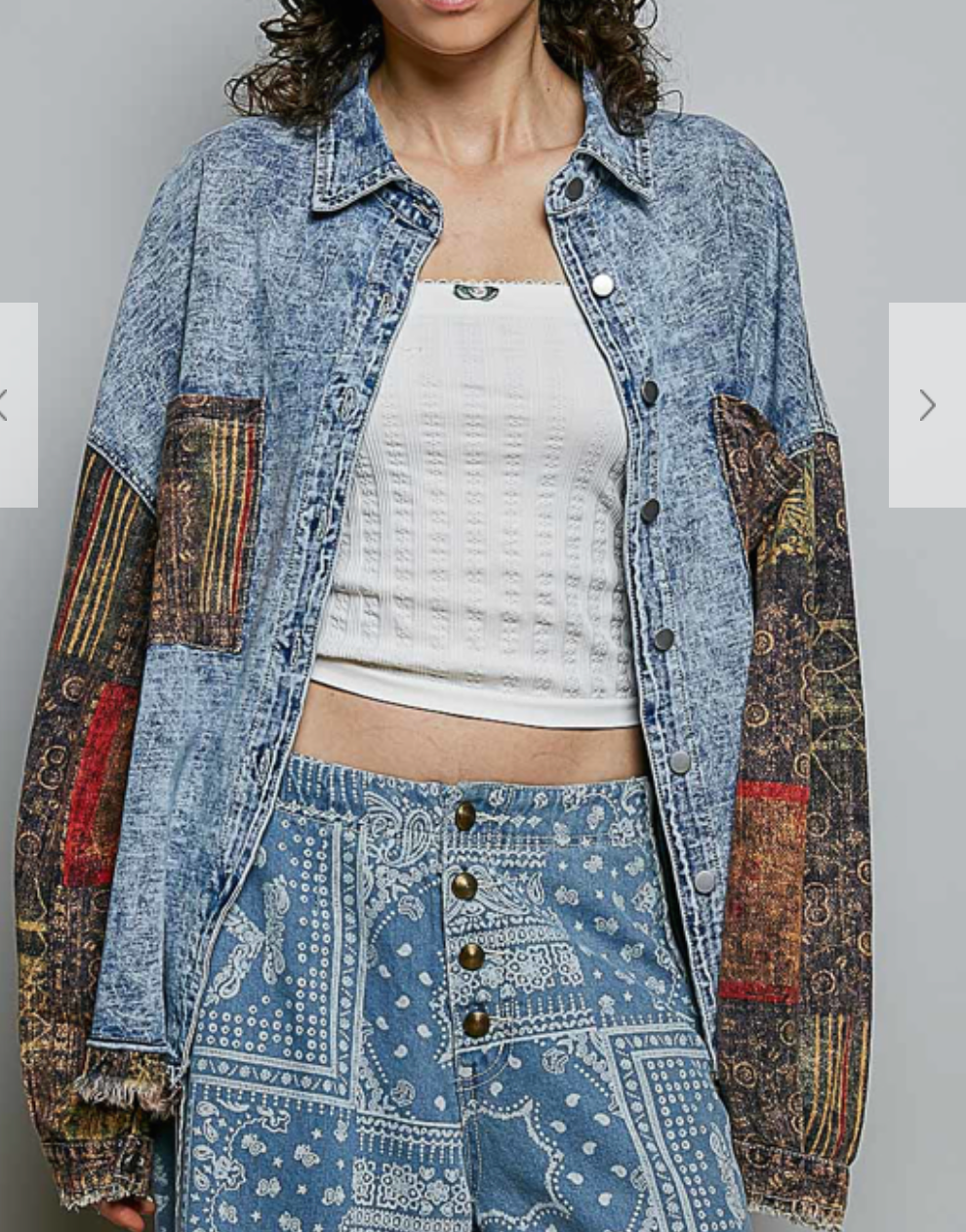 Hattie Denim Top