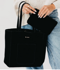 Dawn Suede Tote | Black