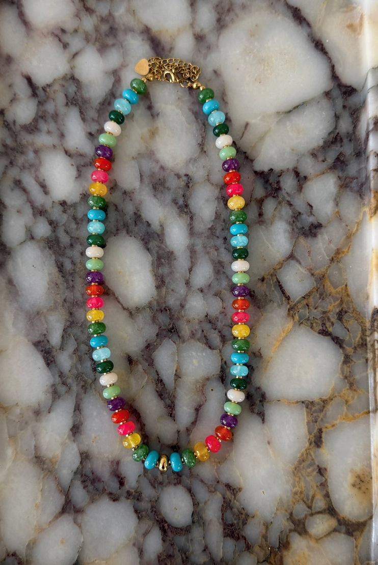 Hazel Necklace | Rainbow