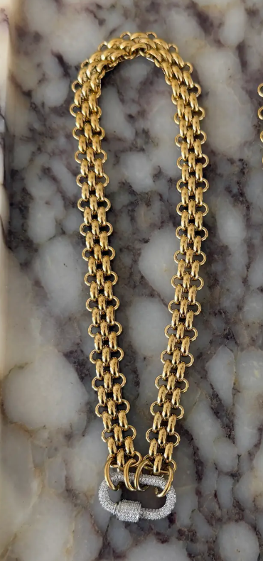 Kristi Necklace | Two Tone